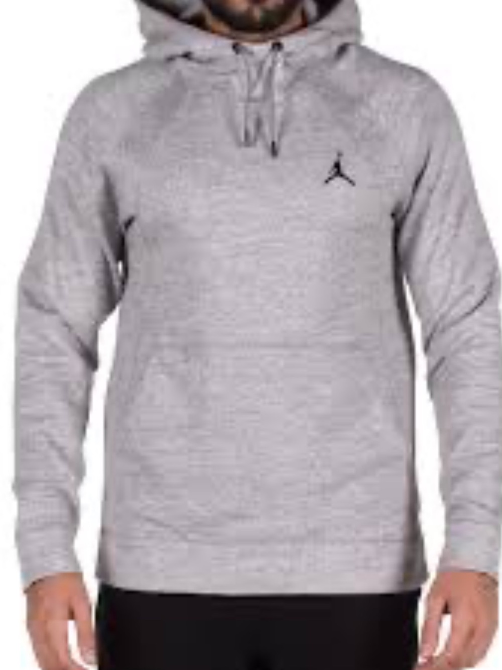 Nike Jordan hoodie sweatshirt Jordan Wings fleece Gray Pullover Hoodie